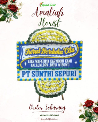 Papan Bunga Duka di Banturung