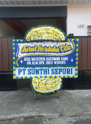Papan Bunga Duka di Banturung